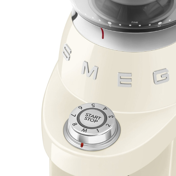 Młynek do kawy SMEG CGF03CREU - Kremowy