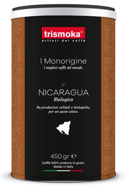 BIO Kawa ziarnista Trismoka Caffe Nicaragua 450g - NIEDOSTĘPNY