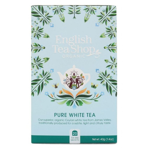 Biała herbata English Tea Shop Pure White Tea 20x2g - opinie w konesso.pl