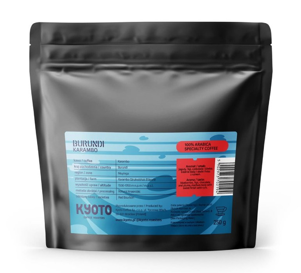 Kawa ziarnista Kyoto Burundi Karambo 250g - NIEDOSTĘPNY