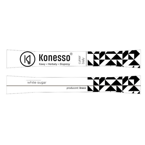 Cukier biały w paluszkach KONESSO - 1000x5g