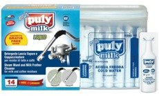 PULY MILK PLUS - Płyn do czyszczenia systemów mlecznych 14x25ml + pojemnik