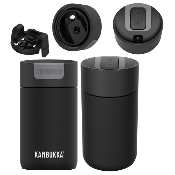 Kubek termiczny Kambukka Olympus 300 ml - Jet Black + GRATIS 9 DRIP BAGÓW