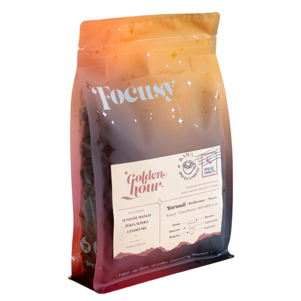 Kawa ziarnista Focusy GoldenHour - orzeźwiające i owocowe espresso 250g
