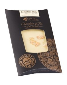 Biała czekolada M.Pelczar Chocolatier z herbatą matcha i kandyzowanym imbirem 85g