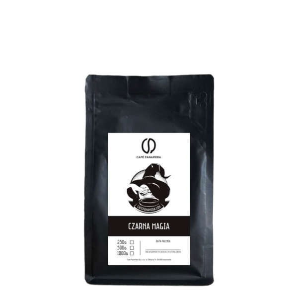Kawa ziarnista Cafe Panamera Czarna Magia 250g