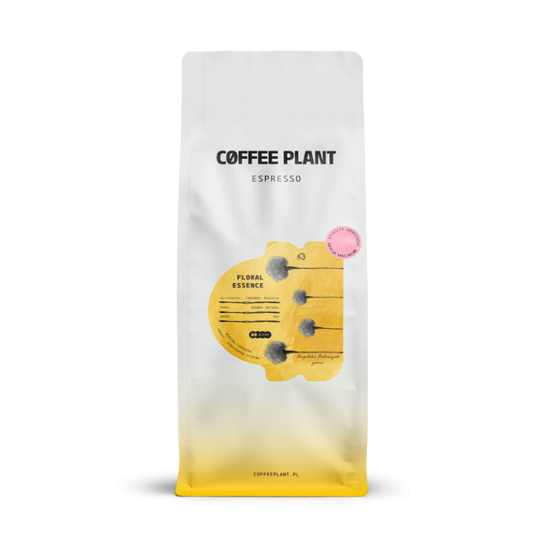 Kawa ziarnista COFFEE PLANT Espresso Floral Essence JASNO PROJEKTY 1kg – NIEDOSTĘPNY