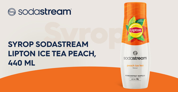 Syrop SodaStream Lipton Ice Tea Peach 440 ml