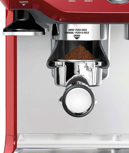 Kolbowy ekspres do kawy Sage SES875CRN Cranberry - NIEDOSTĘPNY