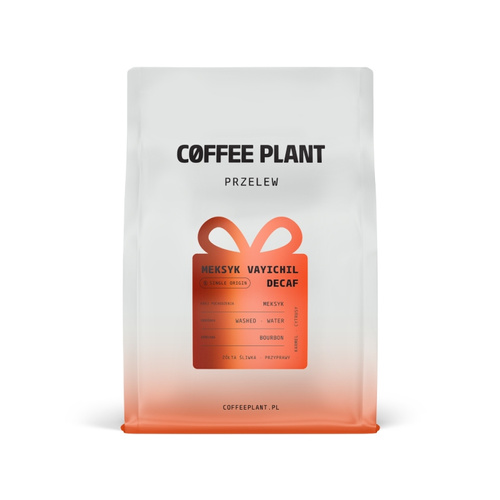 Kawa ziarnista COFFEE PLANT Meksyk Vayichil Decaf Filtr 250g - bezkofeinowa