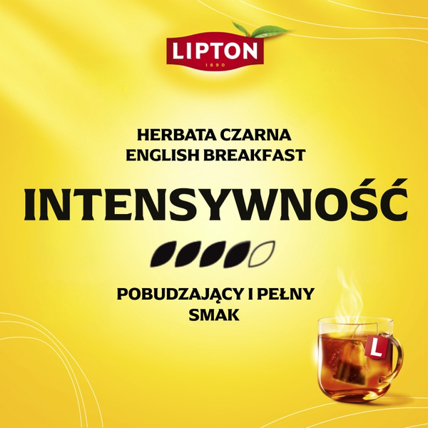 Herbata czarna Lipton English Breakfast 92x2g
