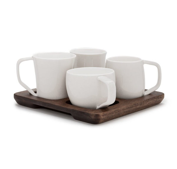 Zestaw filiżanek degustacyjnych Espro 4x295 ml - Biały