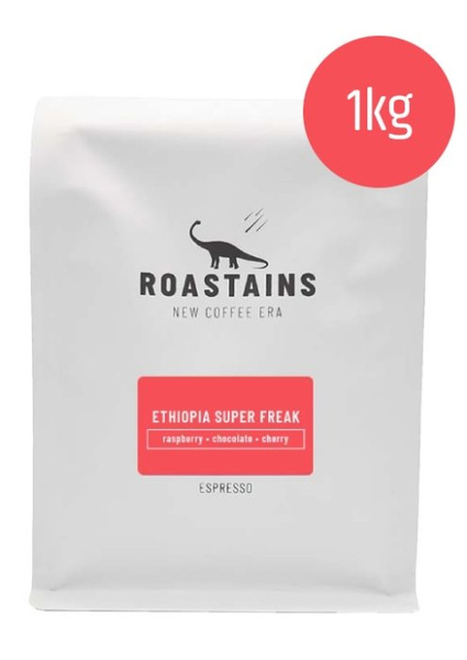 Kawa ziarnista Roastains Etiopia Super Freak ESPRESSO 1kg - NIEDOSTĘPNY