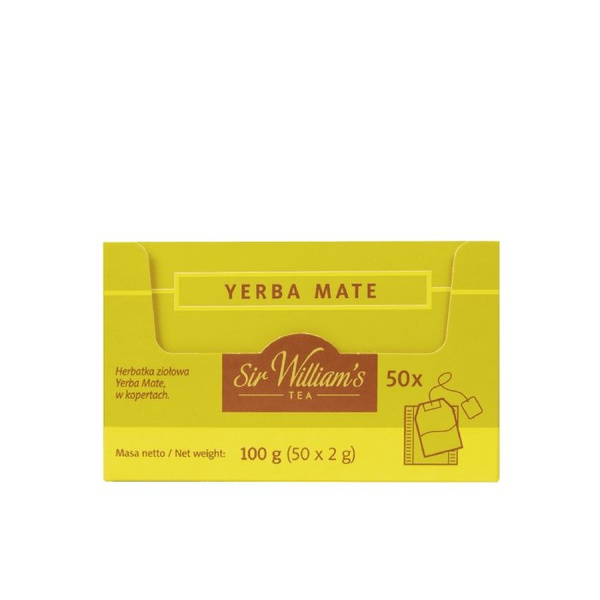 Ziołowa herbata Sir Williams Tea Yerba Mate 50x2g