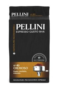 OUTLET - Kawa mielona Pellini Espresso Gusto Bar Cremoso No.46 250g - opinie w konesso.pl