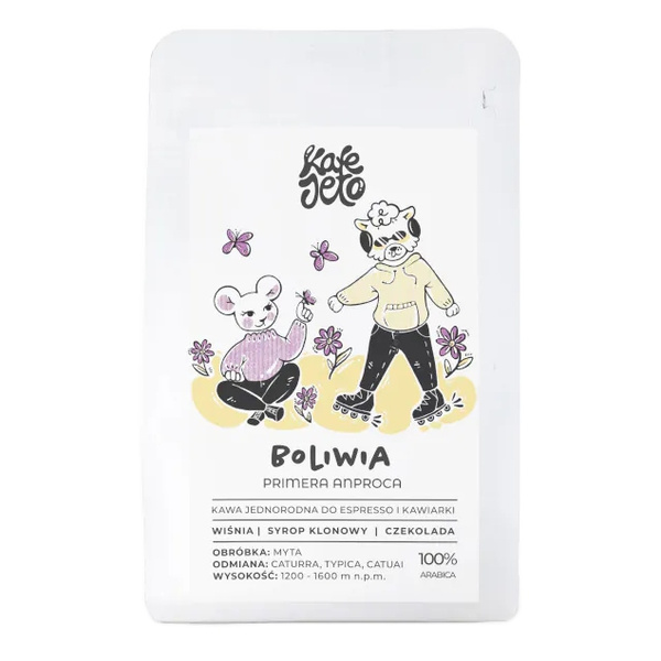 Kawa ziarnista Kafejeto Palarnia Wiosenna Bolivia Primera 250g – NIEDOSTĘPNY