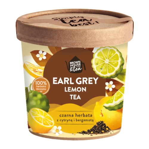 Herbata Brown House & Tea Black Tea Lemon Earl Grey 70g