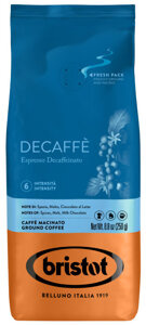 Kawa mielona Bristot Decaffe 250g - opinie w konesso.pl
