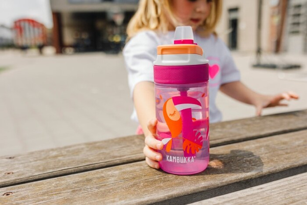 Butelka na wodę dla dzieci Kambukka Lagoon 400ml - Toekan Love