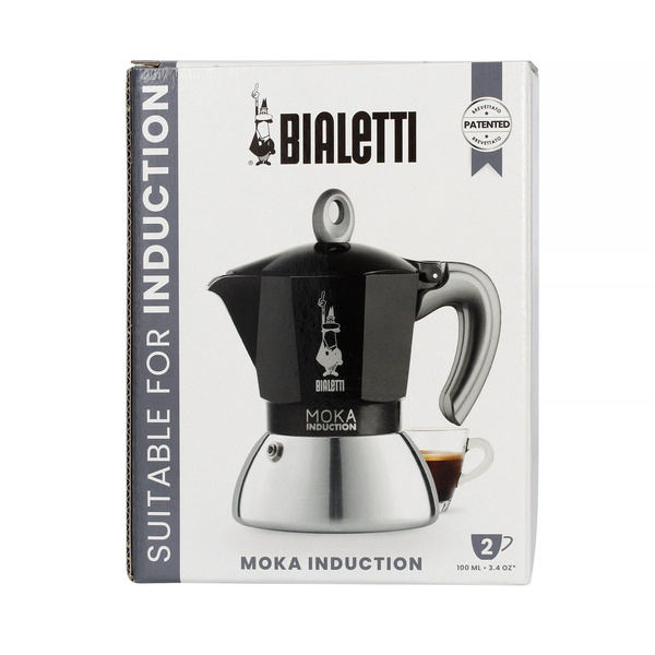 Kawiarka Bialetti New Moka Induction 2 filiżanki - Czarna