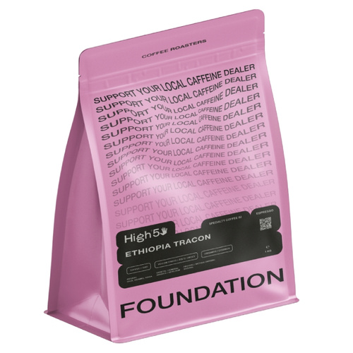 Kawa ziarnista Foundation Coffee Roasters High5 Ethiopia Tracon Espresso 1kg