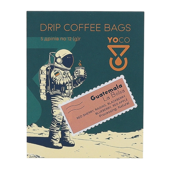 Drip Bag Coffee YoCo Coffee Guatemala La Bolsa 5x12g – NIEDOSTĘPNY