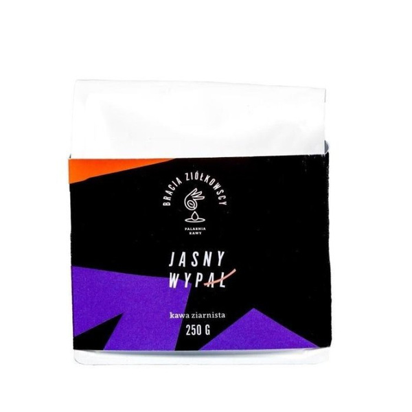 Kawa ziarnista Bracia Ziółkowscy Jasny Wypał 250g - NIEDOSTĘPNY