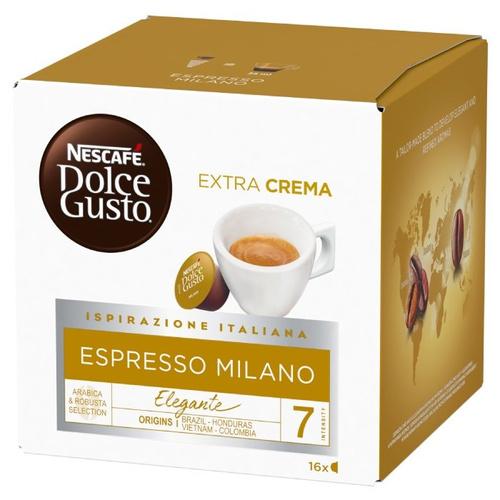 OUTLET - Kapsułki Nescafé Dolce Gusto Espresso Milano 16 sztuk
