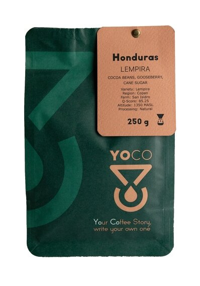 Kawa ziarnista Yoco Honduras Lempira 250g - NIEDOSTĘPNY