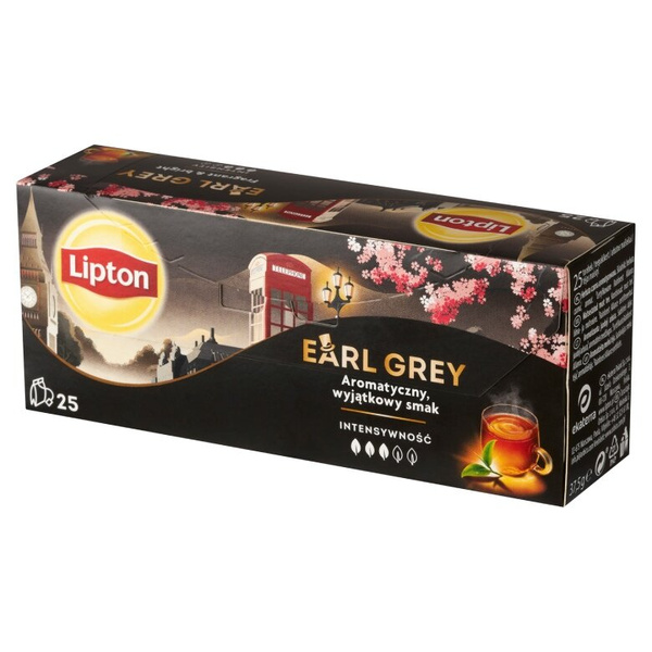 Herbata czarna Lipton Earl Grey 25x1,5g – NIEDOSTĘPNY