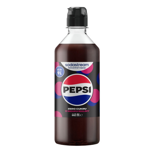 Syrop SodaStream Pepsi Malina Zero Cukru 440 ml
