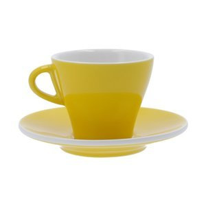 Filiżanka do cappuccino Club House Gardenia 170 ml - Jasnożółta - NIEDOSTĘPNY