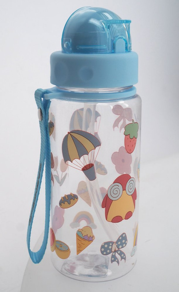 OUTLET - Butelka na wodę dla dzieci Casno Willy 400 ml - Niebieska