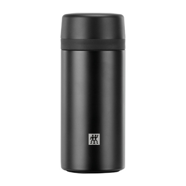 Pojemnik termiczny z zaparzaczem do herbaty Zwilling Thermo Czarny - 420 ml - NIEDOSTĘPNY