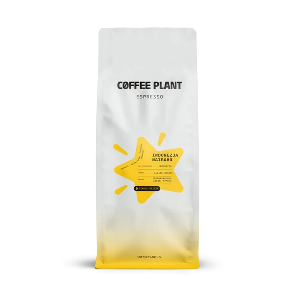 Kawa ziarnista COFFEE PLANT Indonezja Naibaho Espresso 1kg - NIEDOSTĘPNY