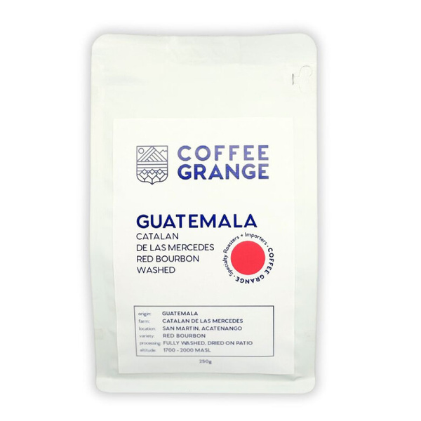 Kawa ziarnista Coffee Grange Guatemala Catalan De Las Mercedes Red Bourbon Washed 250g – NIEDOSTĘPNY