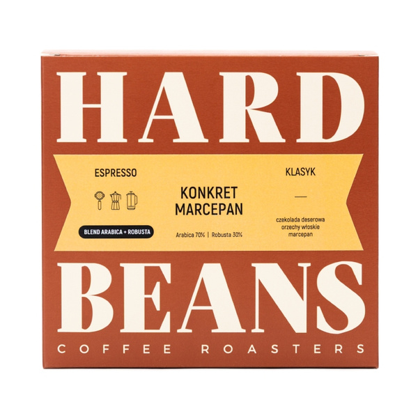 Kawa ziarnista Hard Beans Konkret Marcepan Espresso 250g