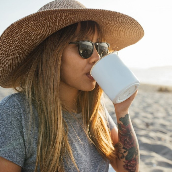 Kubek kempingowy MiiR Camp Cup 350 ml - Biały