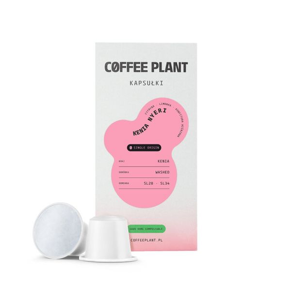 Kapsułki do Nespresso COFFEE PLANT Kenia Nyeri 10x5g – NIEDOSTĘPNY
