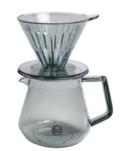 Zestaw Timemore Crystal Eye Brewer Set 01 Transparent Black