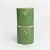 Kubek do espresso Pot Pot Green Heart 100ml