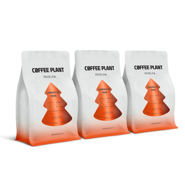 Kawa ziarnista COFFEE PLANT Indonezja Poda Filtr 250g
