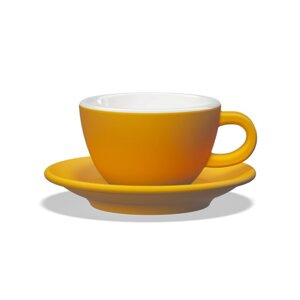 Filiżanka do cappuccino Club House Tulipano 210 ml - Żółta