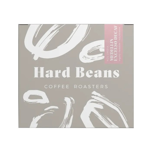 Kawa ziarnista Hard Beans Kolumbia Medellin Excelso Decaf 250g - bezkofeinowa - NIEDOSTĘPNY