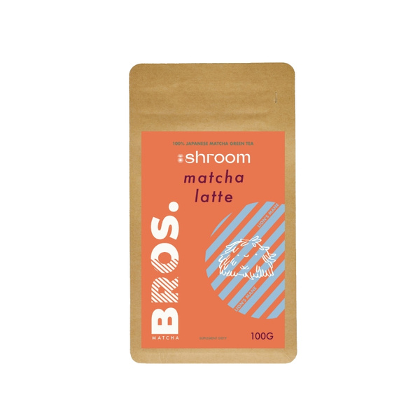 Matcha Bros. Shroom Matcha Latte 100g - matcha z adaptogenami