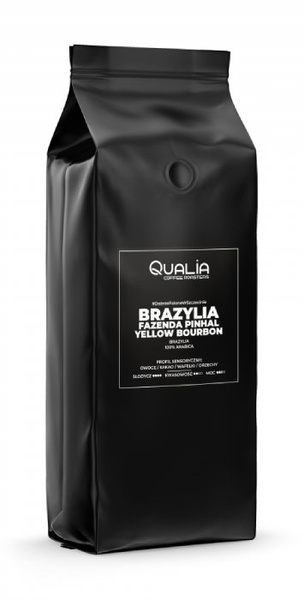Kawa ziarnista Qualia Brazylia Fazenda Pinhal Yellow Bourbon 1kg - NIEDOSTĘPNY