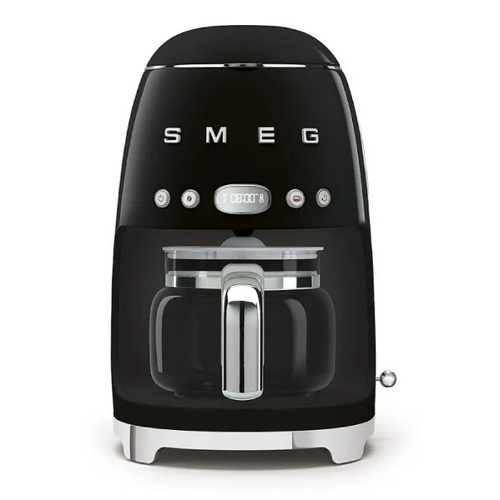 Przelewowy ekspres do kawy Smeg DCF02BLEU - Czarny + GRATIS 250G KAWY