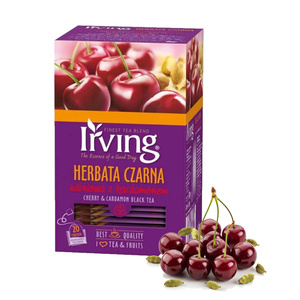 Herbata czarna Irving wiśniowa z kardamonem 20x1,5g