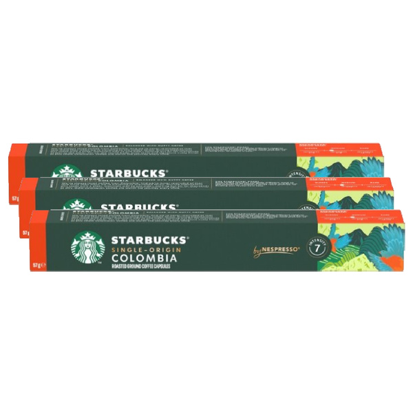 Kapsułki do Nespresso STARBUCKS® Single Origin Colombia 3x10 szt.