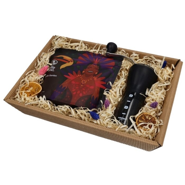 Zestaw prezentowy dla kawowego freaka - Młynek i kawa do espresso